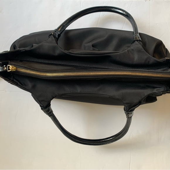 Kate Spade New York Small Shoulder Black Nylon & Leather Handbag - Picture 9 of 13